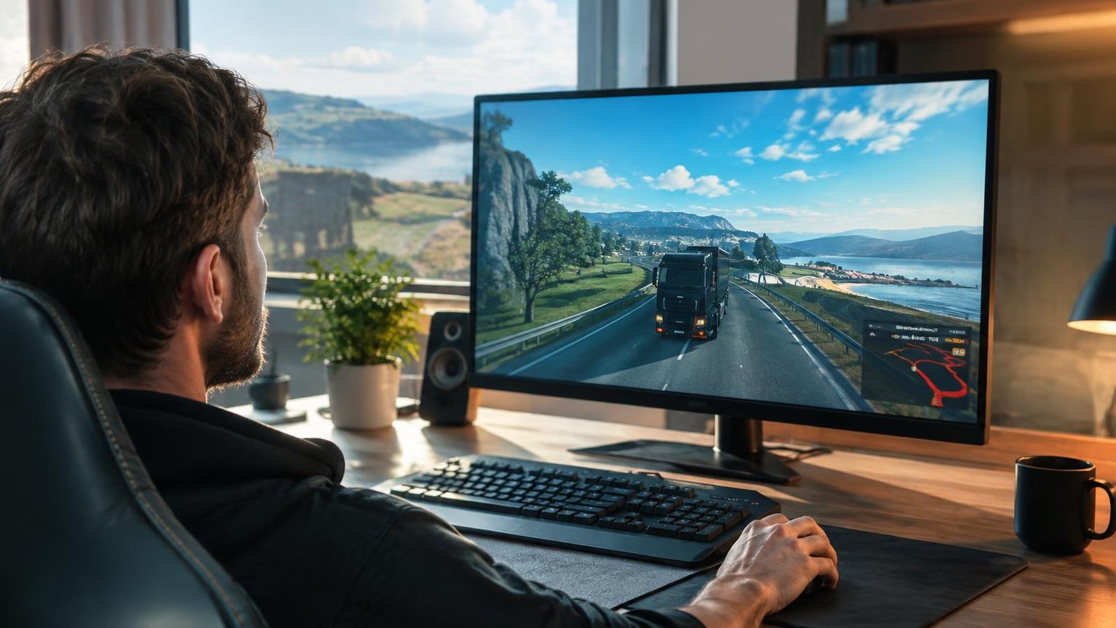 Euro Truck Simulator — atmosfera del mondo